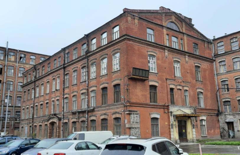 фасад дома, здание по адресу г Санкт-Петербург, ул Заставская, д 33 